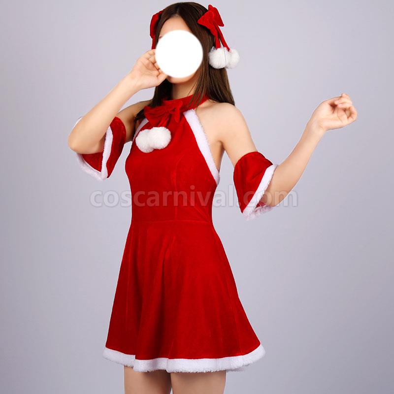 2022 New Christmas Maid Costume Women Sexy Christmas Costume coscarnival01112321