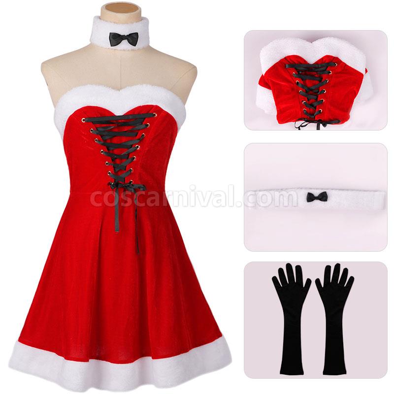 2022 New Christmas Maid Stage Performance Costume Christmas Costume coscarnival01112381
