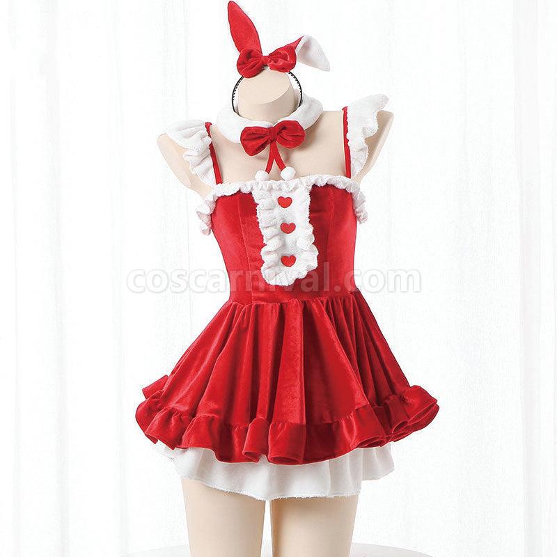 2023 New Year's Christmas Costume Girl Lolita Bunny Girl Uniform Cosplay Costumes coscarnival01111476