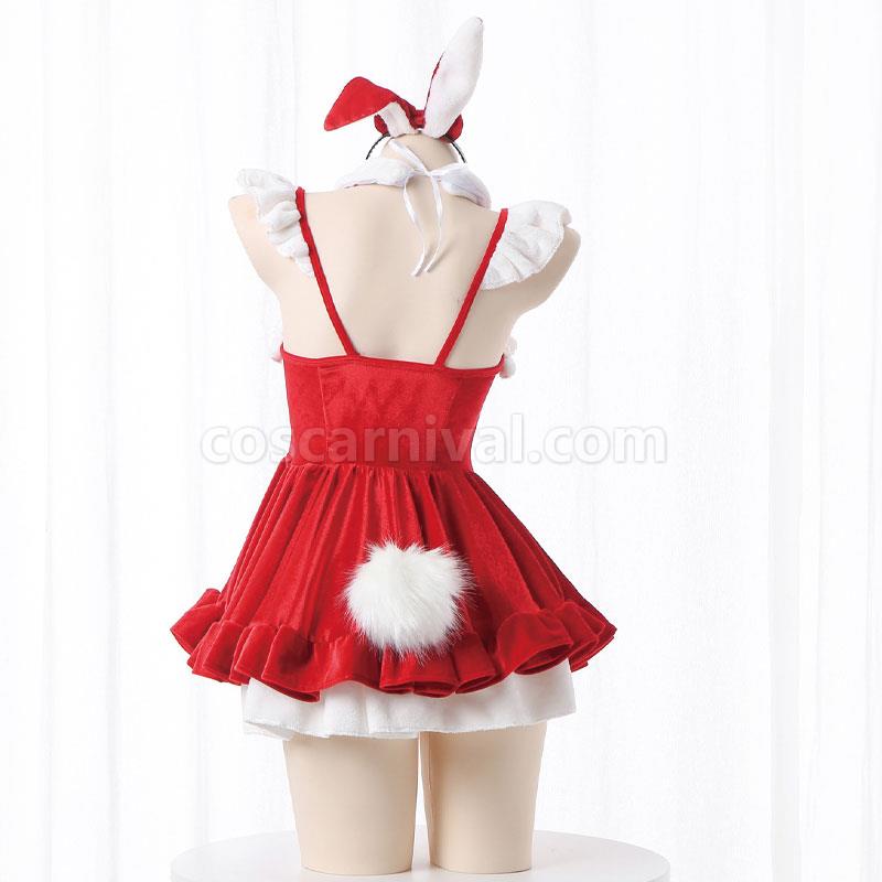 2023 New Year's Christmas Costume Girl Lolita Bunny Girl Uniform Cosplay Costumes coscarnival01111483