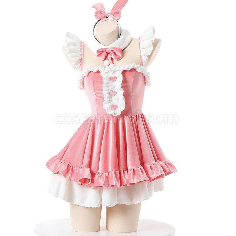 2023 New Year's Christmas Costume Girl Lolita Bunny Girl Uniform Cosplay Costumes coscarnival01111495