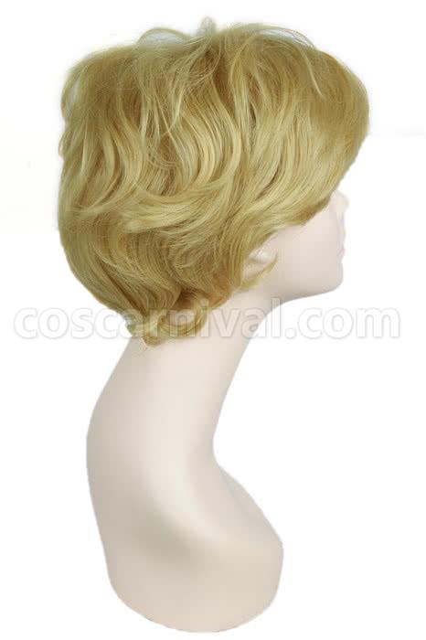 25cm short golden sailor moon tenoh haruka wig anime cosplays
