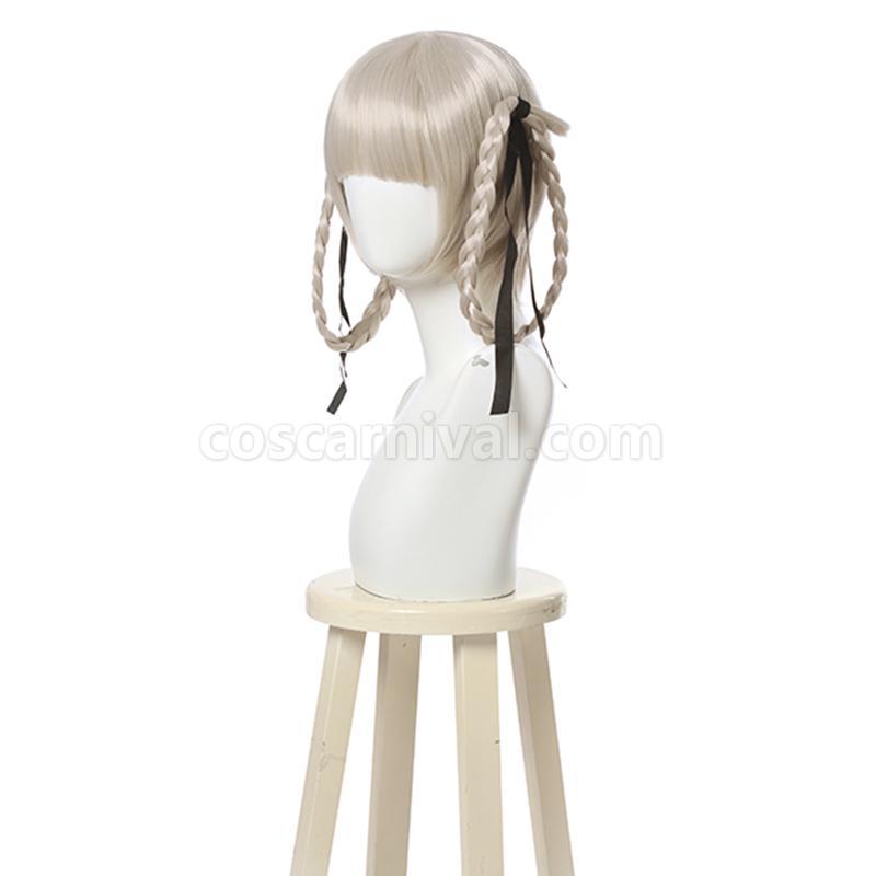 28cm kakegurui momobami kirari synthetic silver wigs custom cosplays