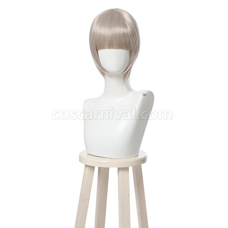 28cm kakegurui momobami kirari synthetic silver wigs custom cosplays