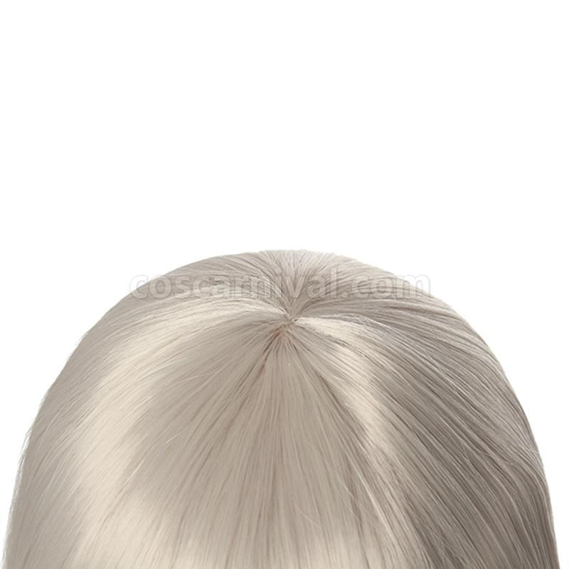 28cm kakegurui momobami kirari synthetic silver wigs custom cosplays