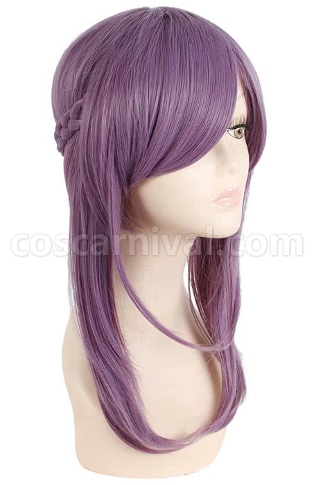 30cm seraph of the end shinoa hiragi purple styled wig custom cosplay