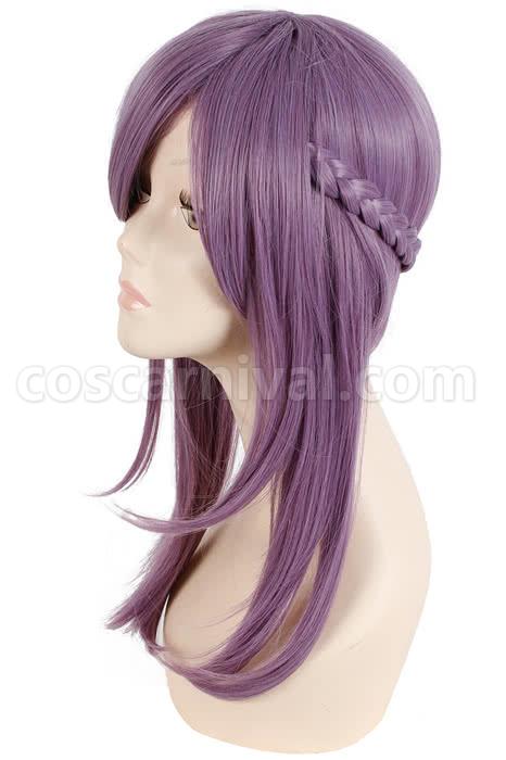 30cm seraph of the end shinoa hiragi purple styled wig custom cosplay