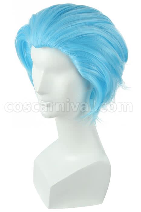 30cm short the seven deadly ban sky blue wig cosplays