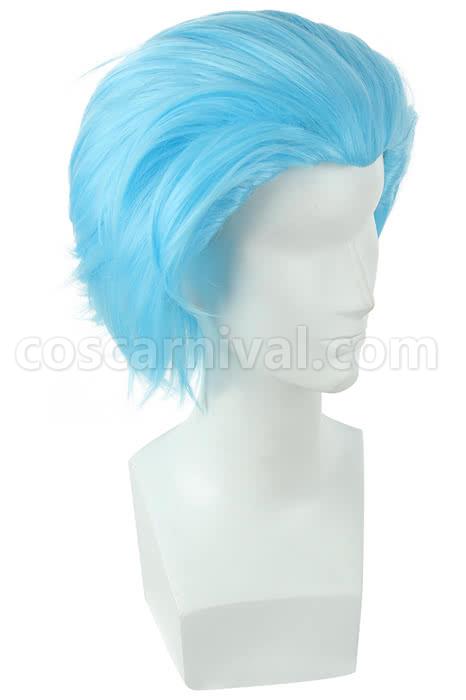 30cm short the seven deadly ban sky blue wig cosplays
