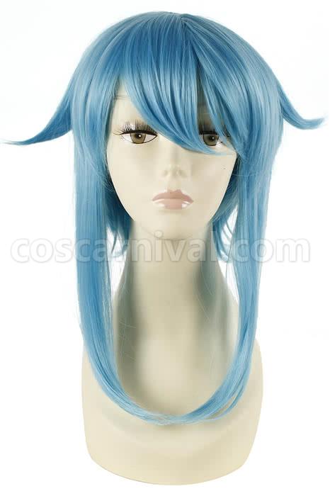 48cm medium sword art online asada shino blue wig cosplay costumes