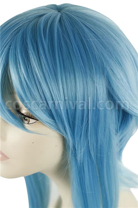 48cm medium sword art online asada shino blue wig cosplay costumes