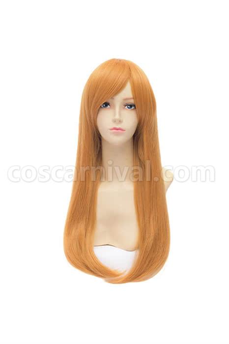 55cm orange straight soryu asuka langley wig costume