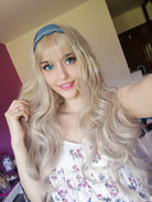 90 cm long darling in the franxx kokoro gray wigs cosplay costume