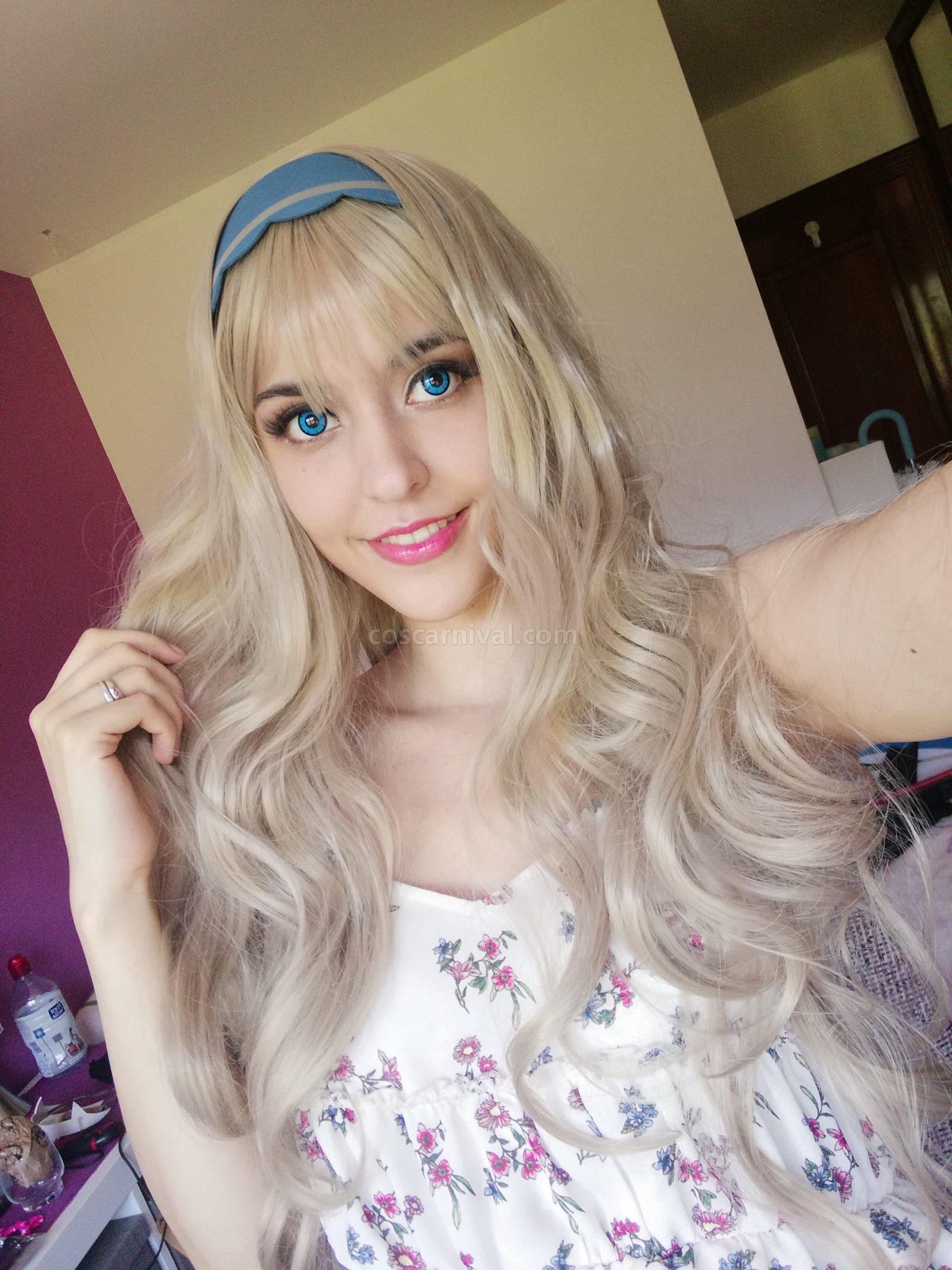 90 cm long darling in the franxx kokoro gray wigs cosplay costume
