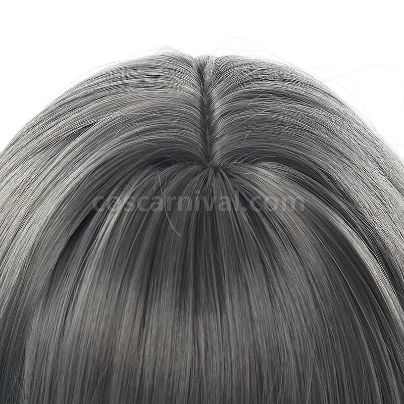 90cm princess connect redive kiruya momochi grey long wigs anime cosplay costume