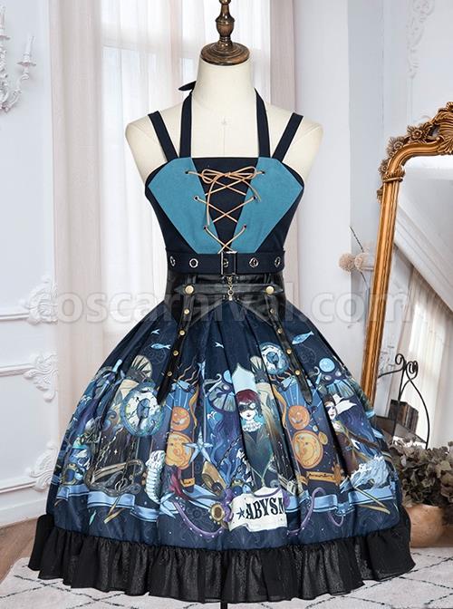 Abyss-Series-JSK-Retro-Classic-Lolita-Sling-Dress-With-Cape-Set-coscarnival-4294