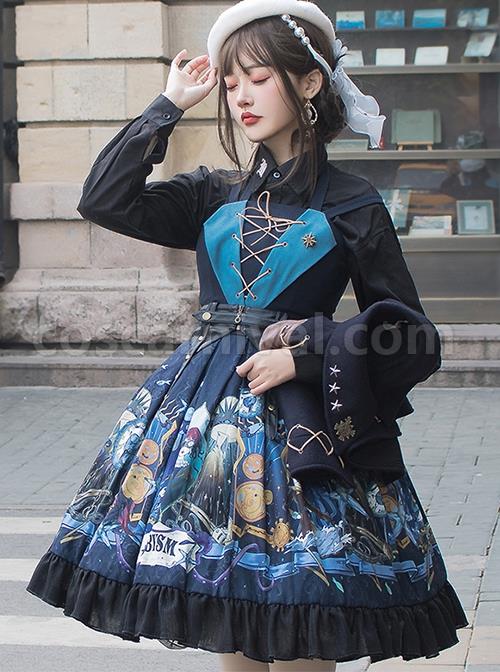 Abyss-Series-JSK-Retro-Classic-Lolita-Sling-Dress-With-Cape-Set-coscarnival-4329