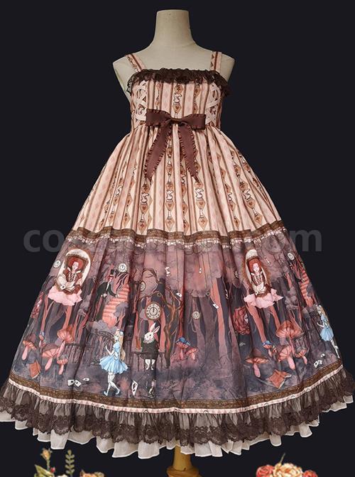 Alice-Dark-Forest-Series-JSK-High-Waist-Classic-Lolita-Sling-Long-Dress-coscarnival-1439
