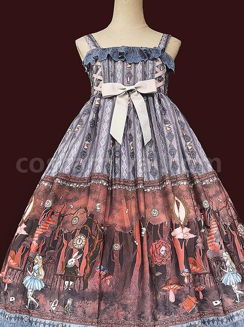 Alice-Dark-Forest-Series-JSK-High-Waist-Classic-Lolita-Sling-Long-Dress-coscarnival-1466