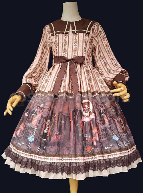 Alice-Dark-Forest-Series-OP-Printing-Classic-Lolita-Long-Sleeve-Dress-coscarnival-1858