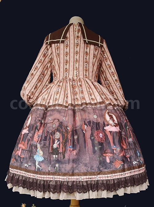 Alice-Dark-Forest-Series-OP-Printing-Classic-Lolita-Long-Sleeve-Dress-coscarnival-1900