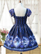 Alice-Little-Red-Cap-Series-Printing-Retro-Slim-Classic-Lolita-Sling-Dress-coscarnival-4313