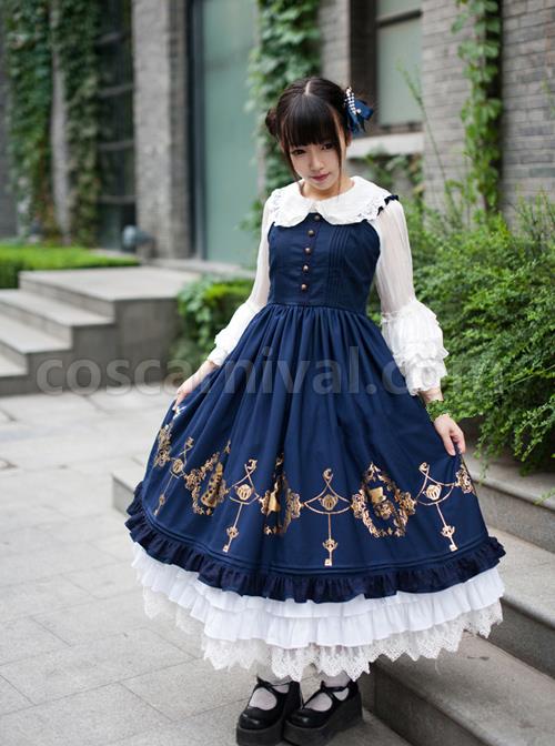 Alice-in-Wonderland-Series-JSK-Classic-Lolita-Sling-Dress-coscarnival-804