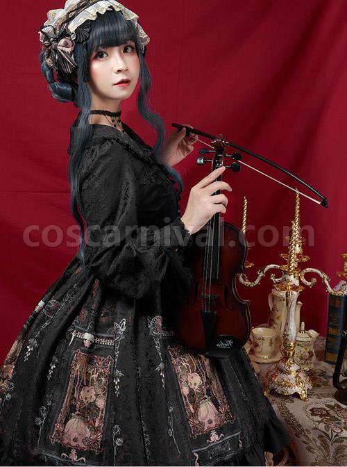 Ancient-Castle-Elf-Series-Doll-Collar-Elegant-Retro-Classic-Lolita-Long-Sleeve-Dress-coscarnival-4901