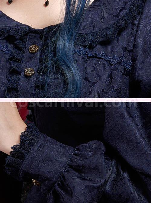 Ancient-Castle-Elf-Series-Doll-Collar-Elegant-Retro-Classic-Lolita-Long-Sleeve-Dress-coscarnival-4910