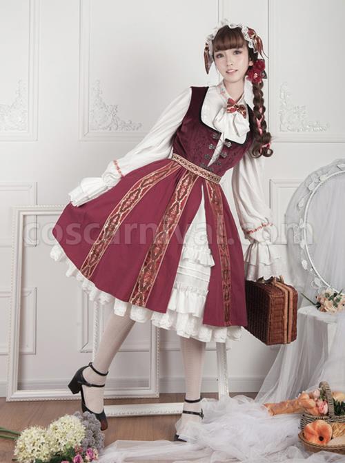 Anna-Polka-Series-Embroidery-Retro-Classic-Lolita-Jumper-Dress-coscarnival-4840