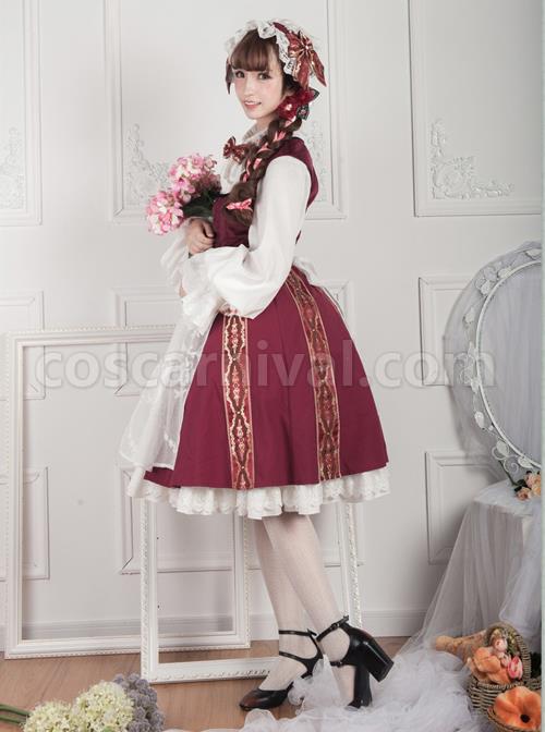 Anna-Polka-Series-Embroidery-Retro-Classic-Lolita-Jumper-Dress-coscarnival-4843