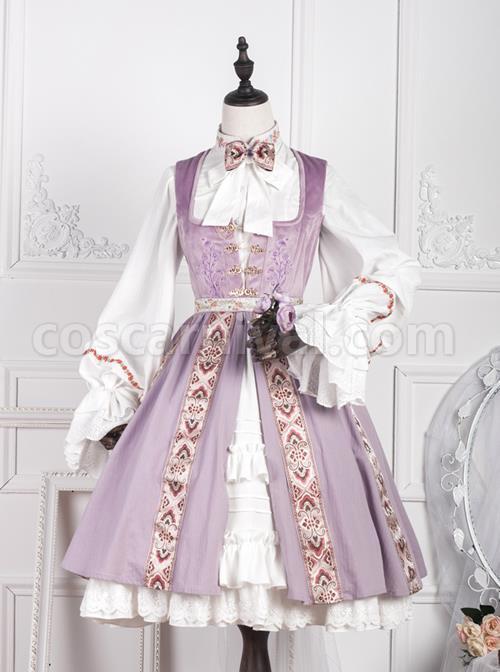 Anna-Polka-Series-Embroidery-Retro-Classic-Lolita-Jumper-Dress-coscarnival-4852