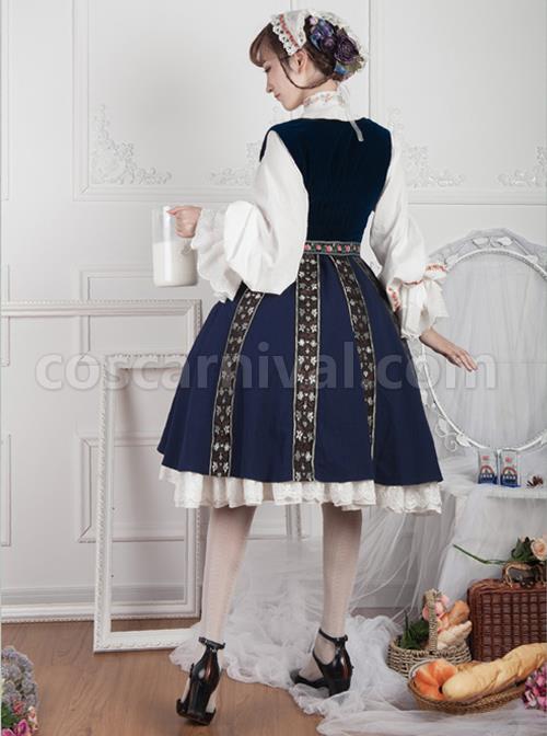 Anna-Polka-Series-Embroidery-Retro-Classic-Lolita-Jumper-Dress-coscarnival-4858