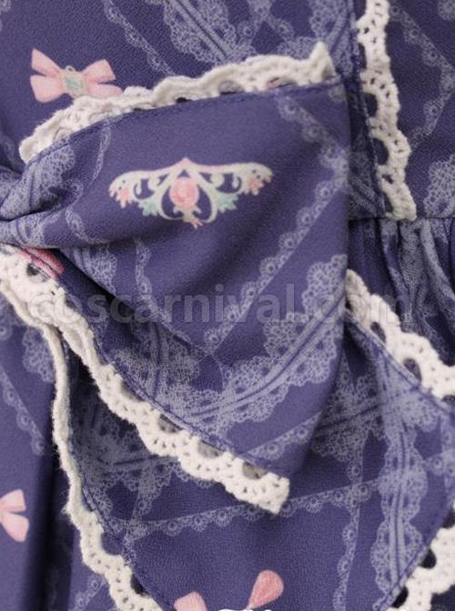 Aristocratic-Cat-Printing-Bowknot-Classic-Lolita-Sling-Dress-coscarnival-3603