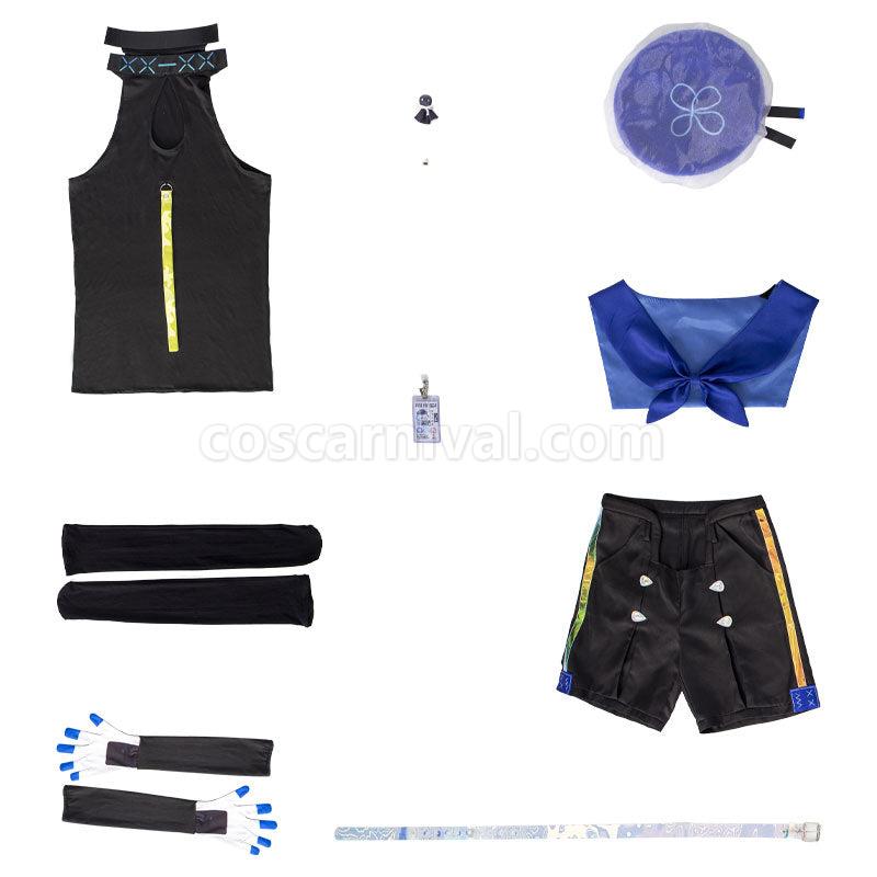 Arknights Mizuki Fullset Halloween Cosplay Costumes coscarnival01119749