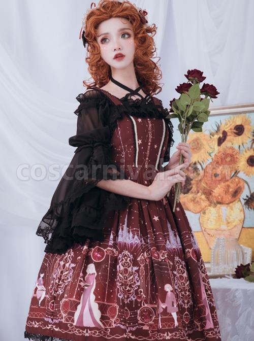 Astrology-College-Series-Printing--JSK-Classic-Lolita-Sling-Dress-coscarnival-3699