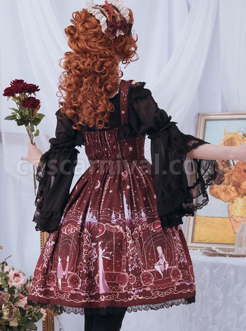 Astrology-College-Series-Printing--JSK-Classic-Lolita-Sling-Dress-coscarnival-3717