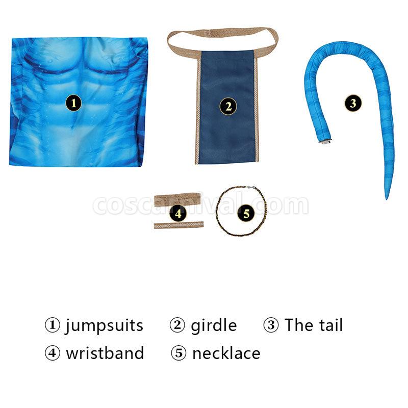 Avatar 2 The Way of Water Jake Sully Cosplay Costumes coscarnival01112848