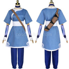 Avatar The Last Airbender Katara Blue Dress Outfit Cosplay Costumes coscarnival011115899
