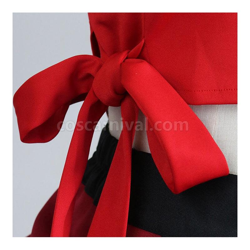 Avatar The Last Airbender Katara Red Dress Outfit Cosplay Costume coscarnival011115927