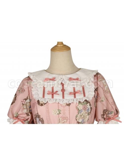 Bears-Story-Series-Elegant-Printing-Doll-Feeling-Classic-Lolita-Pink-Long-Sleeve-Dress-coscarnival-1869