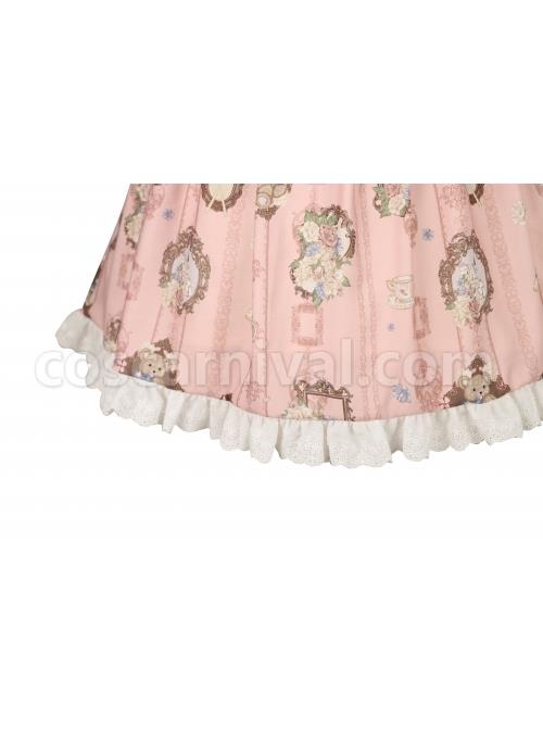Bears-Story-Series-Elegant-Printing-Doll-Feeling-Classic-Lolita-Pink-Long-Sleeve-Dress-coscarnival-1880