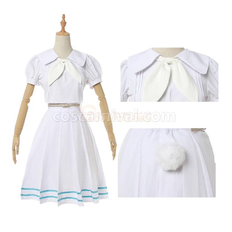 Beastars Haru White Dress Cosplay Costume coscarnival011118863
