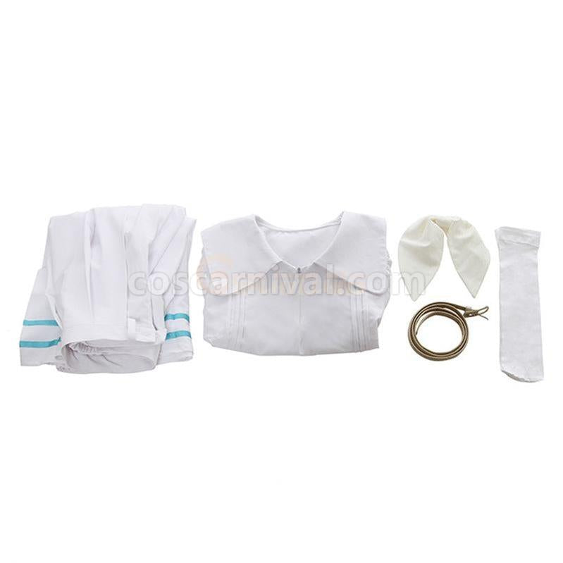 Beastars Haru White Dress Cosplay Costume coscarnival011118879