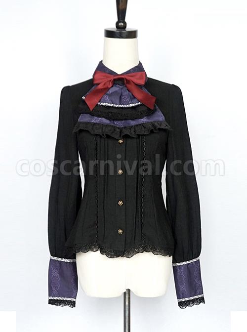 Beauty The Rose Series Puff Sleeve Classic Lolita Shirt coscarnival