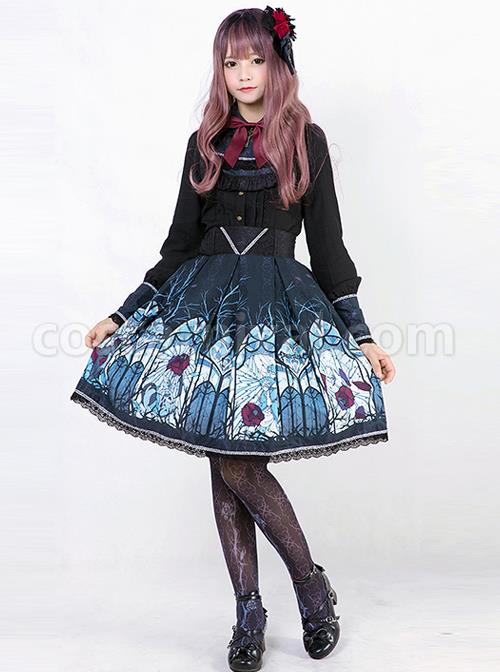 Beauty The Rose Series Puff Sleeve Classic Lolita Shirt coscarnival