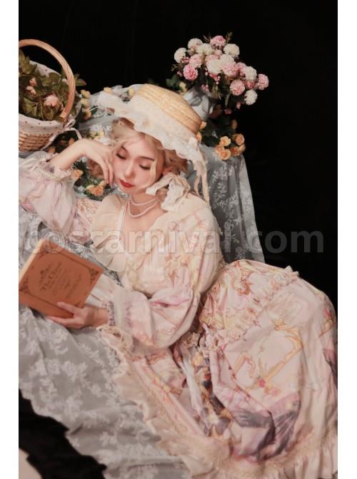 Beginning-Of-Sun-And-Moon-Series-OP-Vintage-Printing-Elegant-Classic-Lolita-Long-Sleeve-Dress-coscarnival-4822