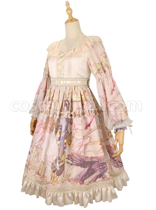 Beginning-Of-Sun-And-Moon-Series-OP-Vintage-Printing-Elegant-Classic-Lolita-Long-Sleeve-Dress-coscarnival-4846