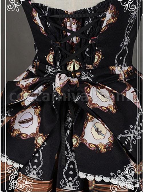 Black-Bead-Chain-Printed-Lace-Hemline-Lolita-Dress-coscarnival-5276