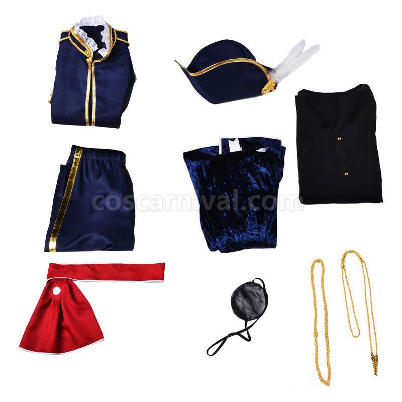Black Butler Ciel Phantomhive Navy Uniform Cosplay Costumes coscarnival01111208